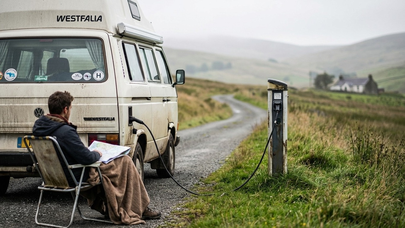 Bornes de recharge : le nouveau cauchemar des van-lifers en 2026