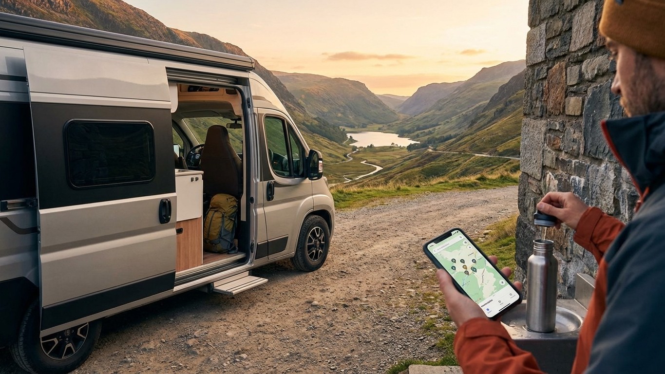 J'ai traversé 8 pays en van sans payer un centime d'eau grâce à cette appli que personne ne connaît