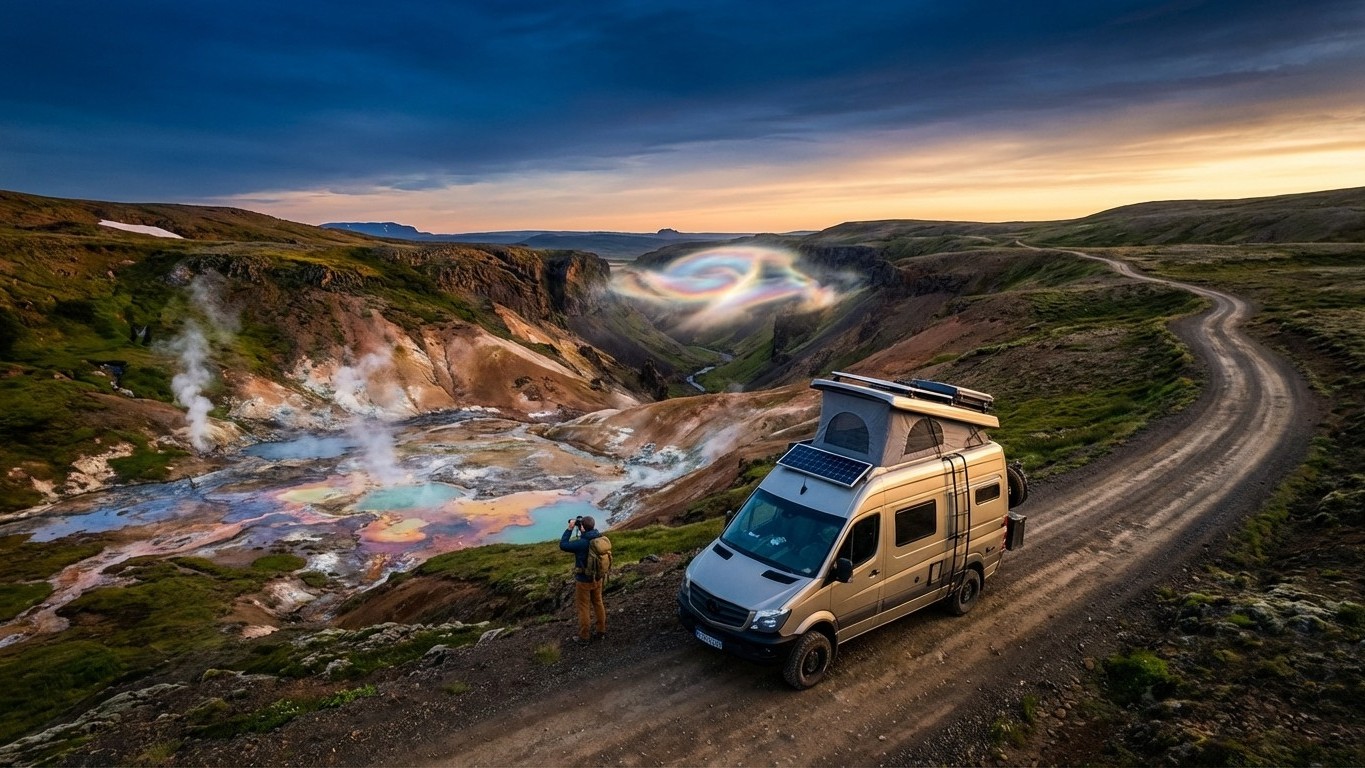 Ces pays où mon van m'a permis d'observer des phénomènes naturels impossibles ailleurs (et que personne ne visite)