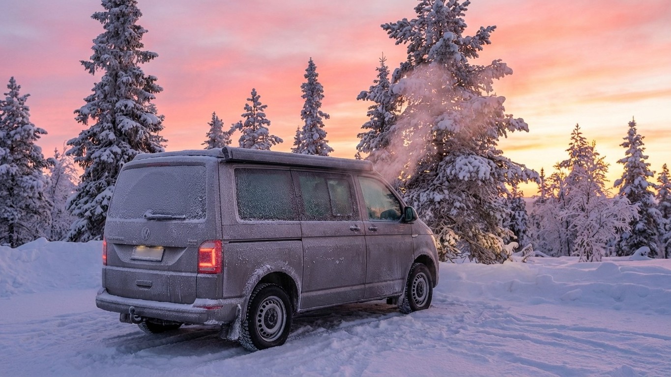 J'ai testé le van-life par -20°C en Laponie : l'équipement qui m'a sauvé (et celui qui n'a servi à rien)