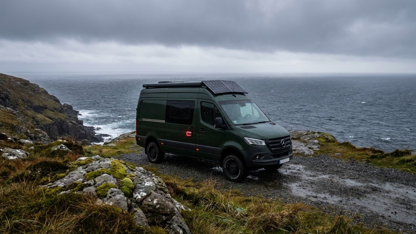 Autonomie électrique van Europe : panneaux solaires, batteries et solutions