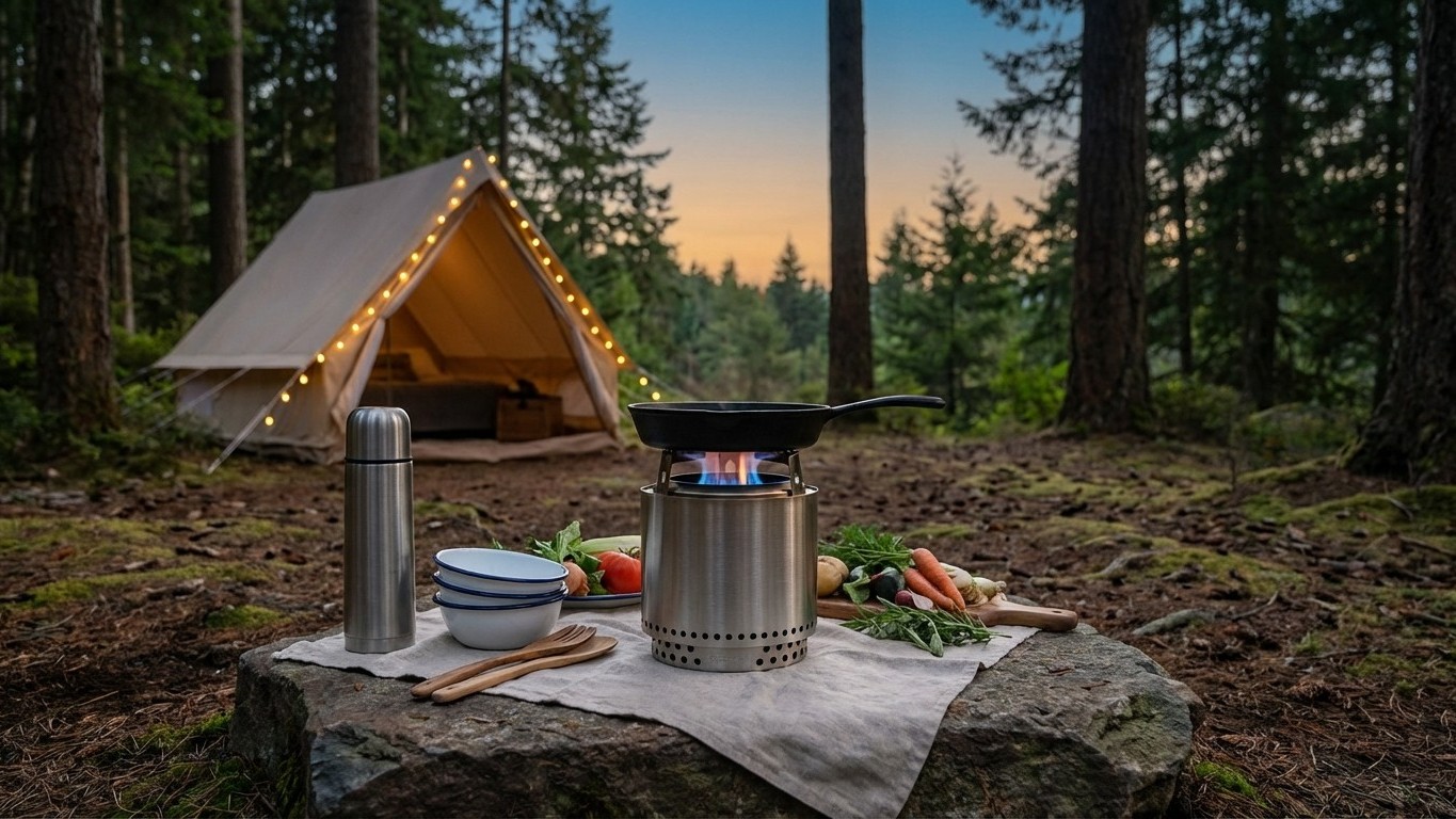 Feu en bivouac : quand c’est interdit, alternatives sûres et cuisine sans flamme