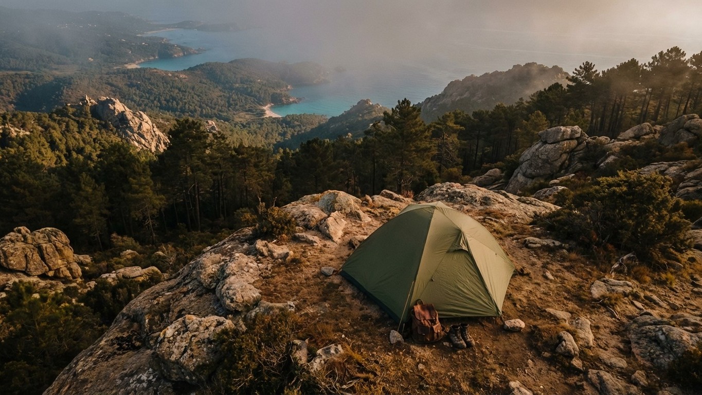 Camping sauvage en Corse : interdictions fréquentes, zones à risque et alternatives