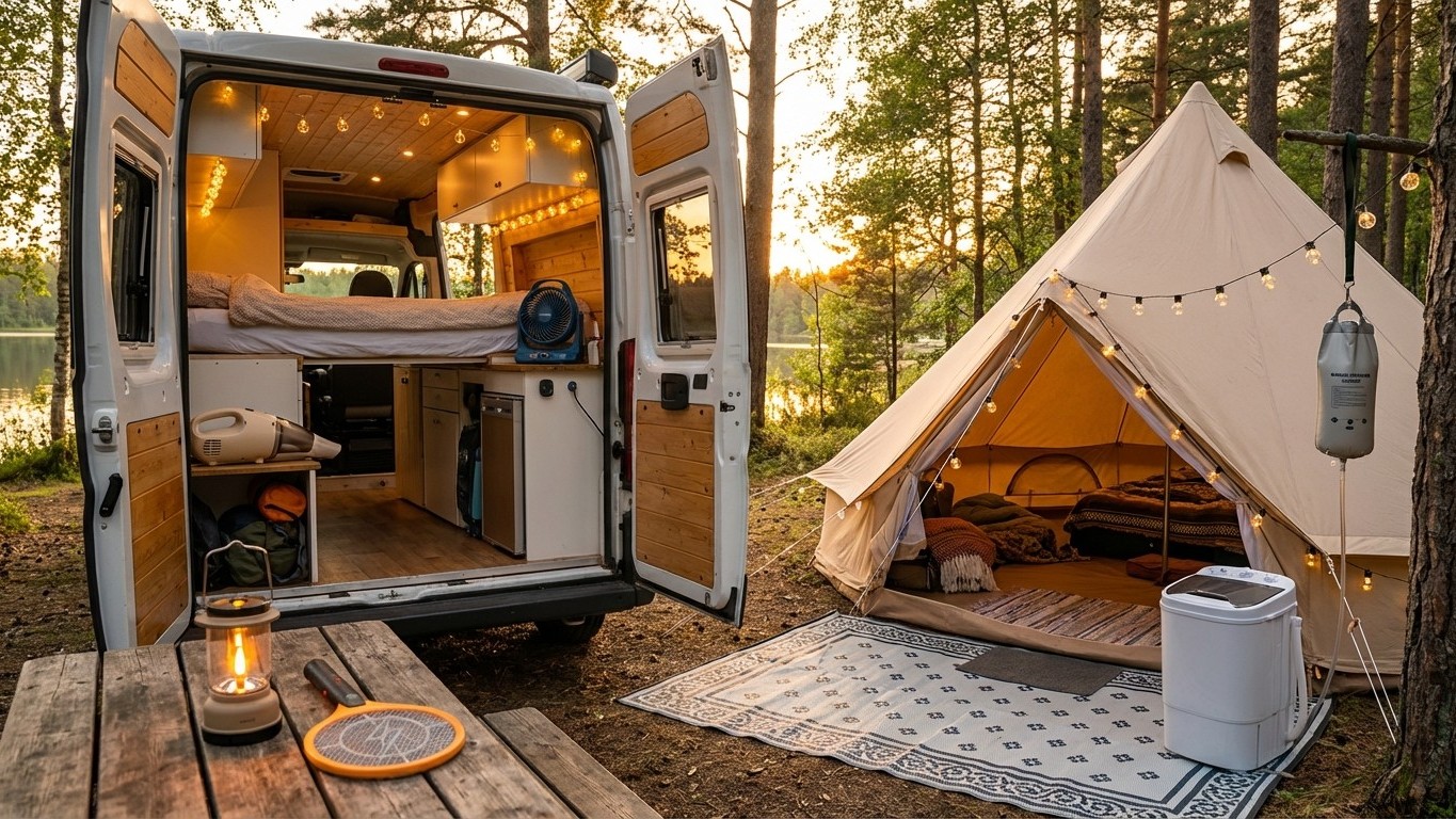 Ces objets ordinaires à embarquer dans son van ou tente de glamping : les souvenirs qui valent de l’or et les indispensabl...