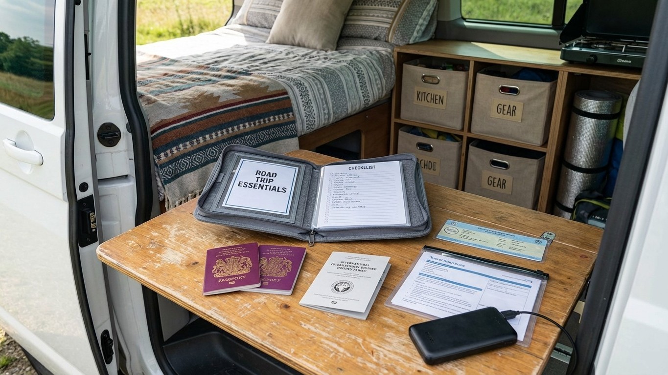 Checklist road trip van : la liste complète pour ne rien oublier