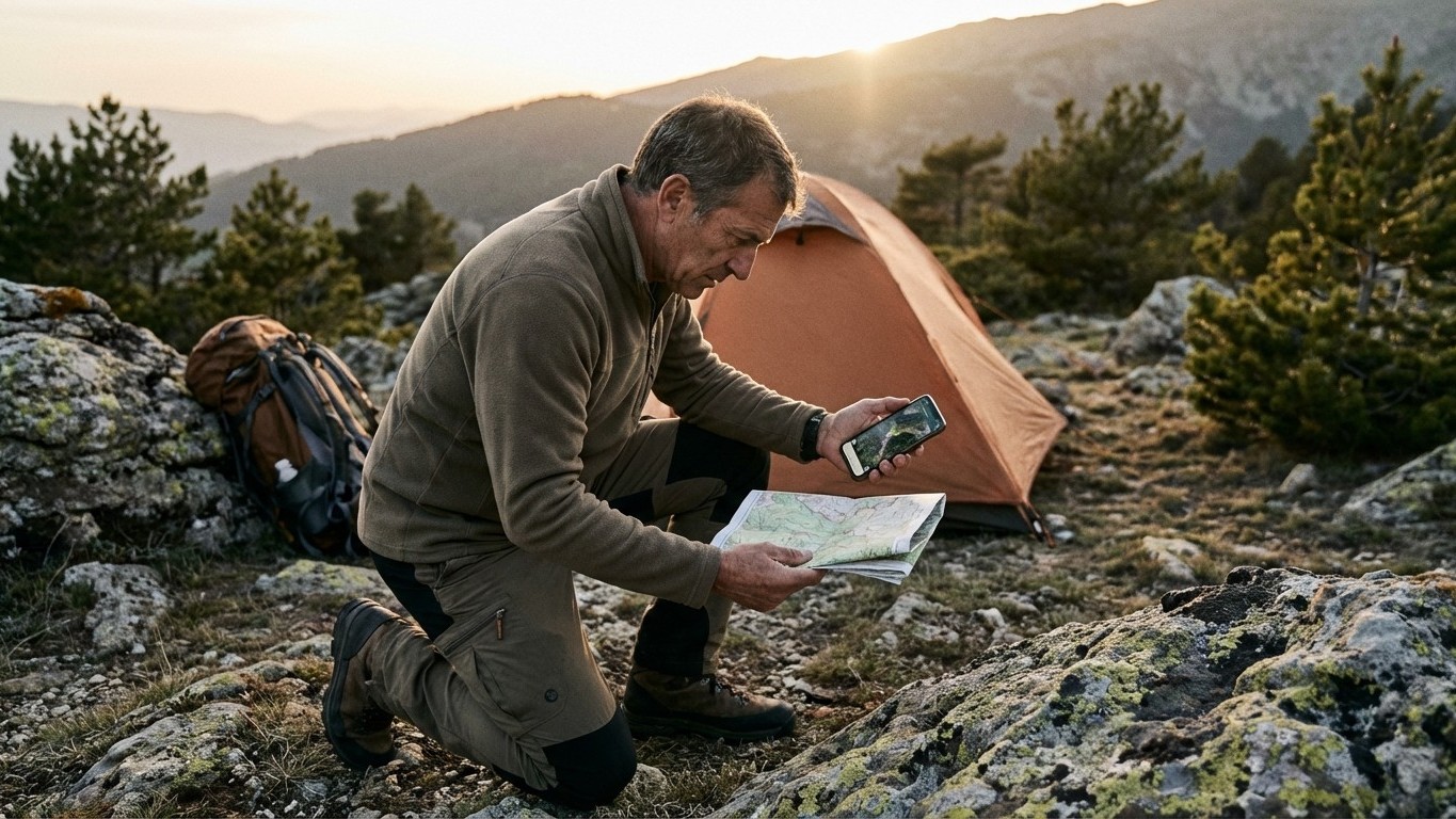 Comment trouver un spot de bivouac : critères, cartes, repérage et plan B