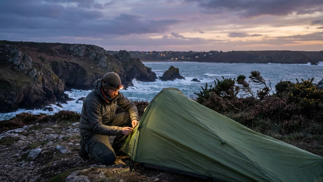 GR34 et camping sauvage : bivouac, réglementation sur le sentier et alternatives