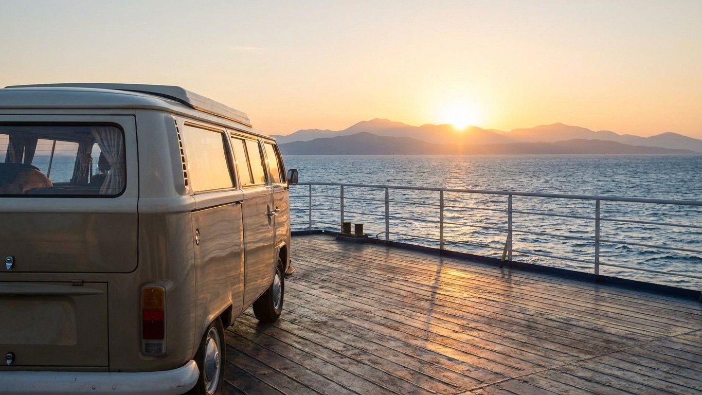 J'ai coupé mon trajet en van grâce à ces escales de ferry que personne n'utilise en Méditerranée
