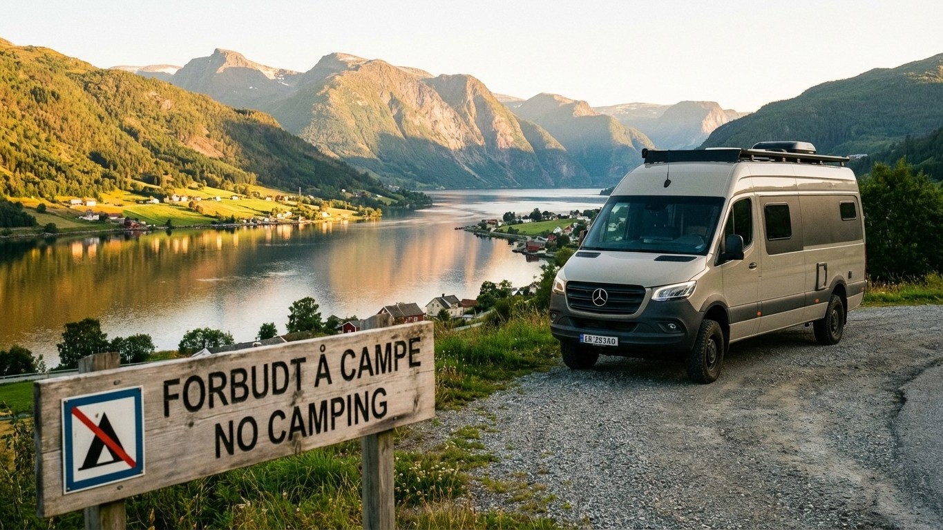 J'ai dormi dans mon van en Norvège sans connaître cette règle : l'amende m'a refroidi