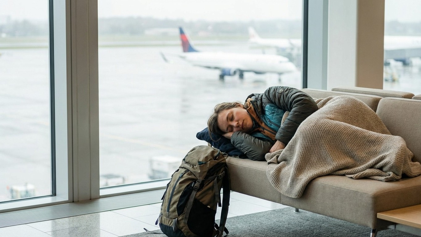 « J'ai dormi gratuitement à l'aéroport » : ces escales européennes où des couchettes vous attendent sans payer