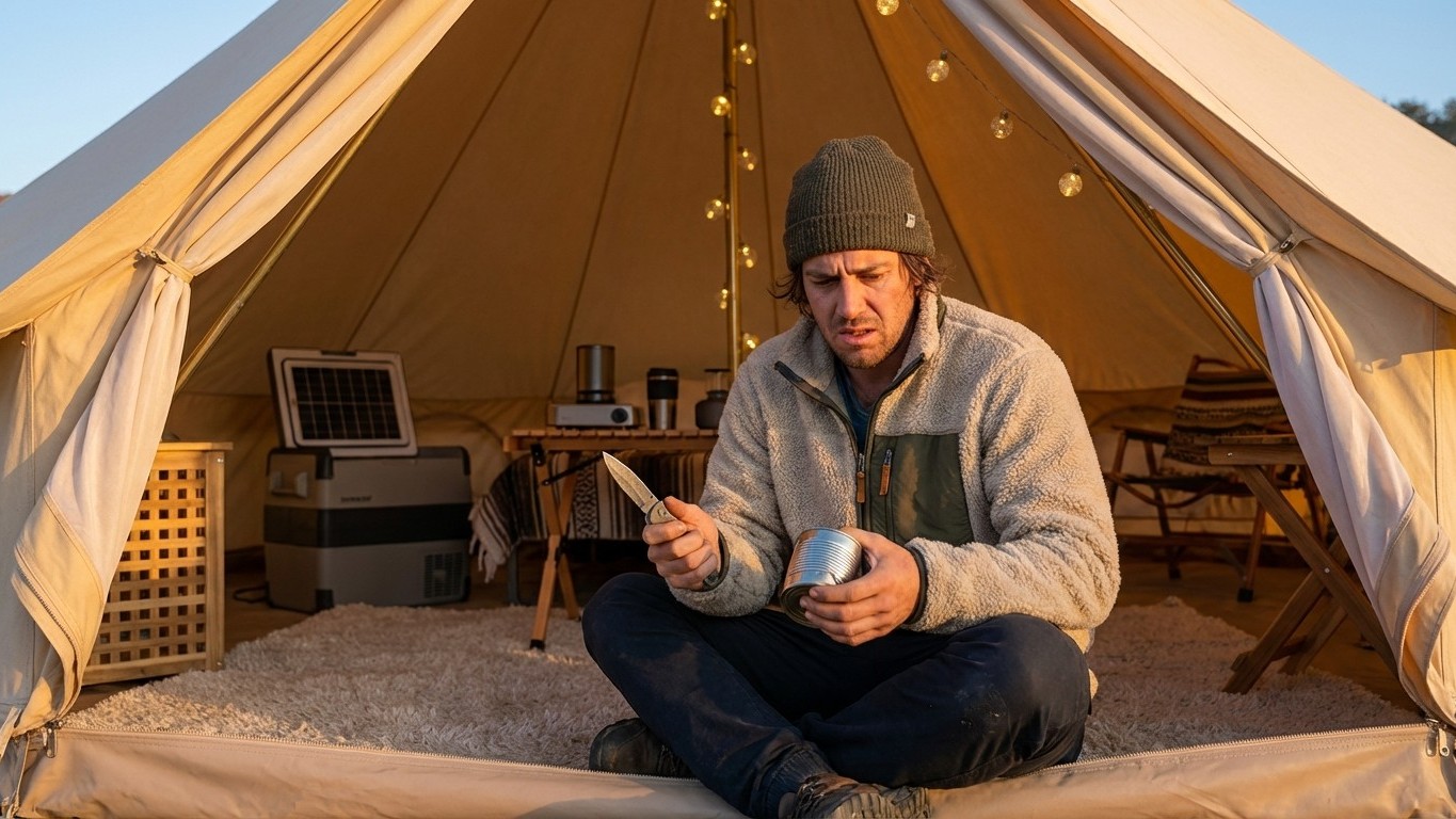 J'ai fait ma première nuit en glamping sans cet ustensile : voici ce qui m'a vraiment manqué