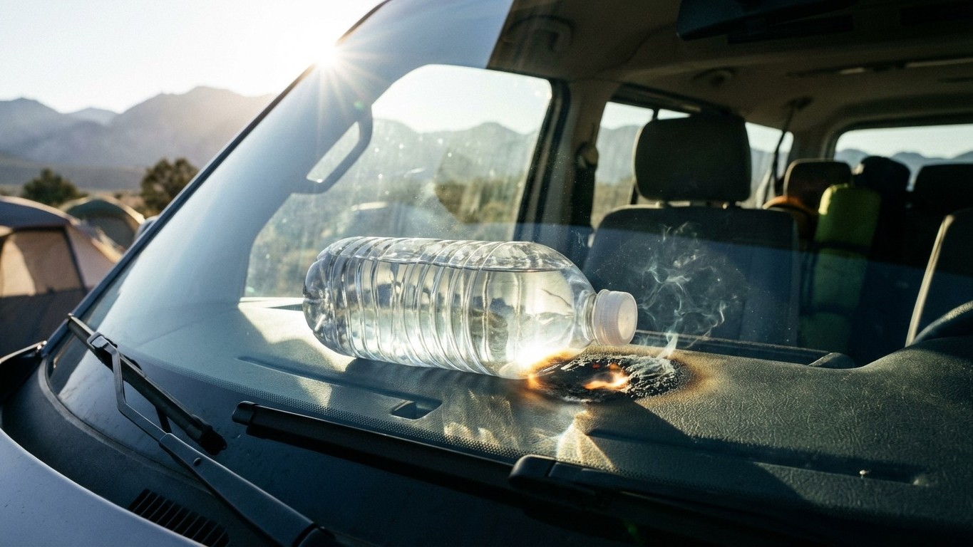 J'ai laissé cet objet banal dans ma voiture au soleil : le garagiste m'a dit que j'avais eu de la chance