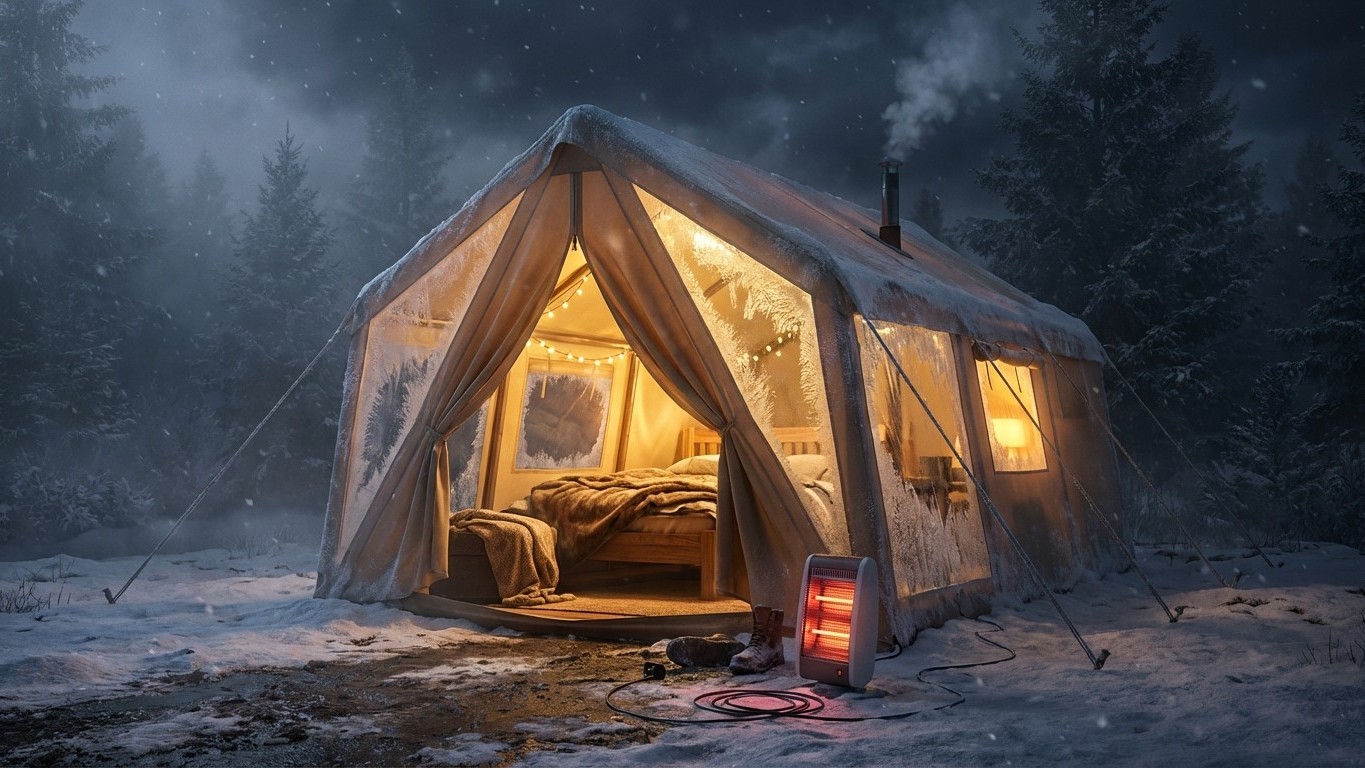Je pensais réserver un glamping de luxe : cette erreur classique m'a fait grelotter tout l'hiver