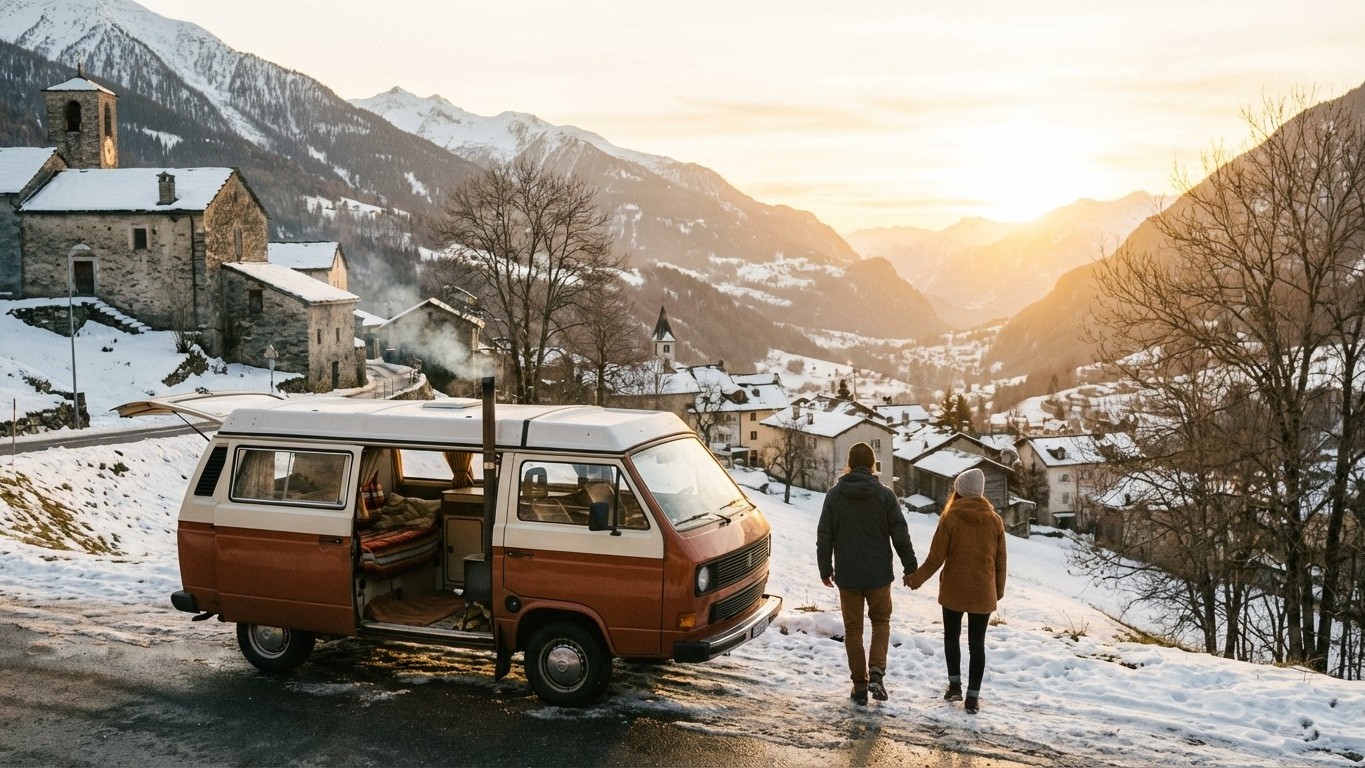 Les destinations européennes accessibles en van où partir pour la Saint-Valentin sans exploser son budget carburant