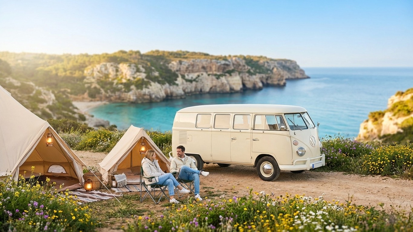 Où partir en mars pour sentir l'été avant tout le monde ? Nos spots soleil en van ou glamping pour le printemps