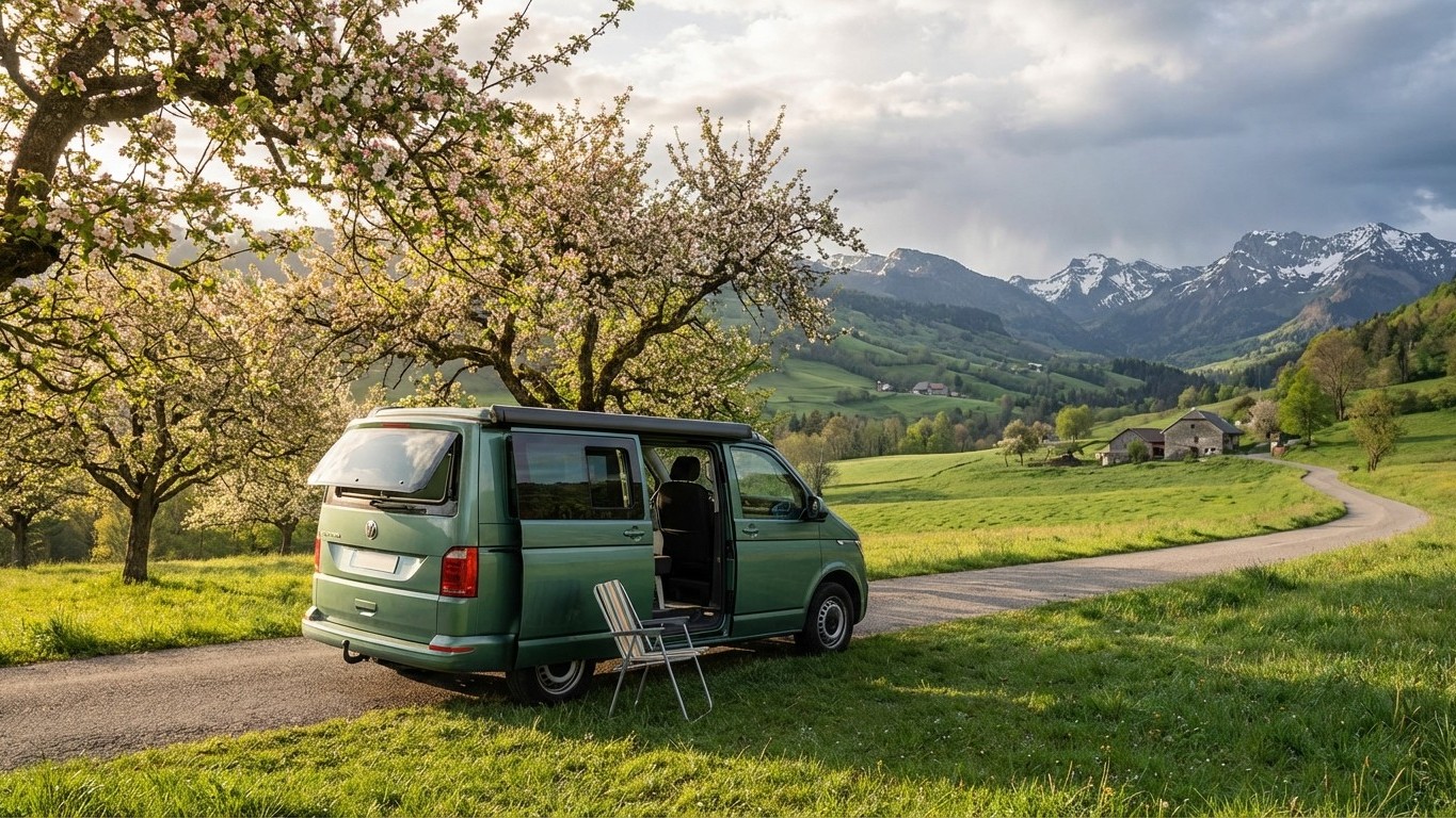Road trip van Europe au printemps : la saison idéale pour partir