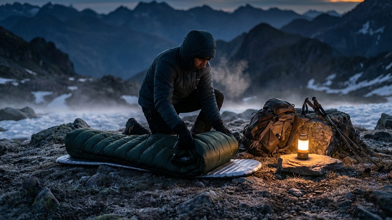 Sac de couchage pour bivouac : choisir la bonne température et éviter d’avoir froid