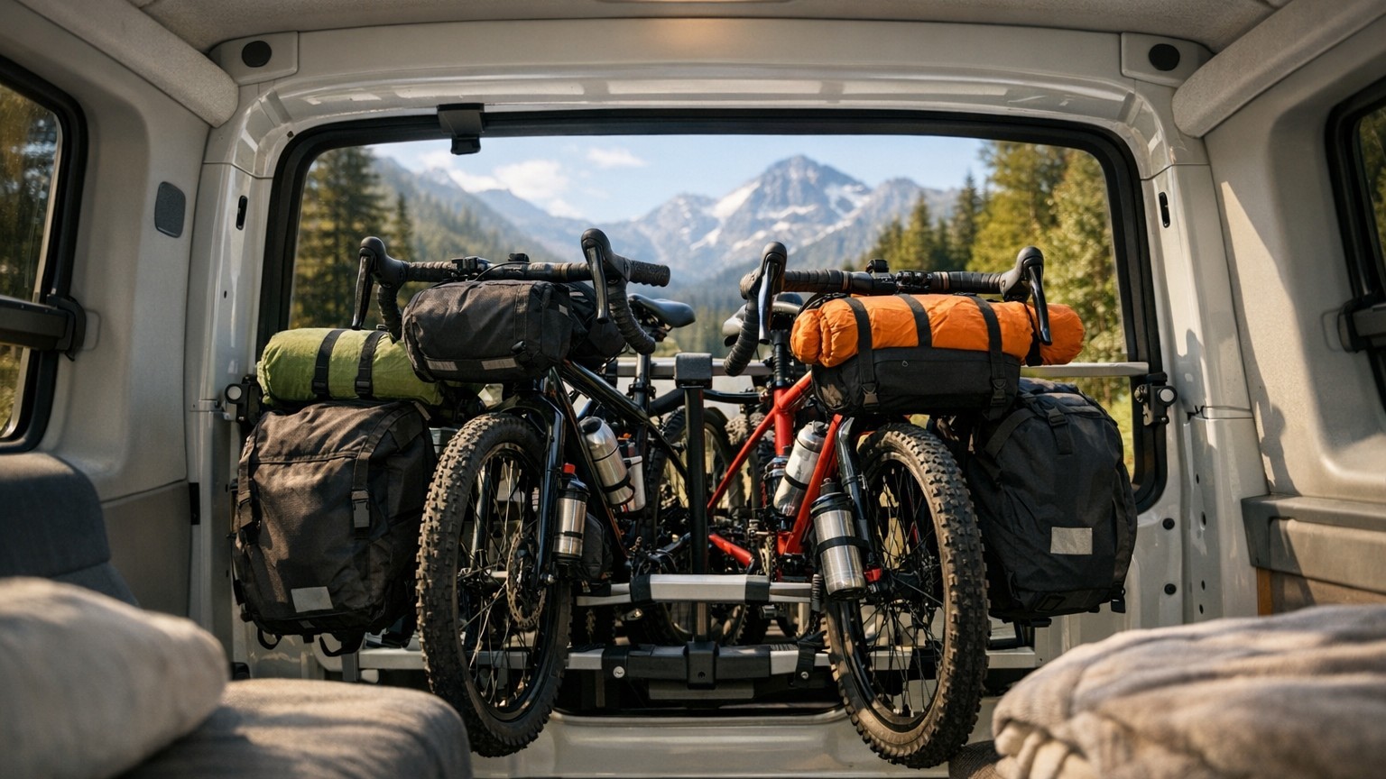 Je partais en van avec les vélos accrochés à l'arrière sans me poser de questions : au premier contrôle, j'ai perdu 3 points