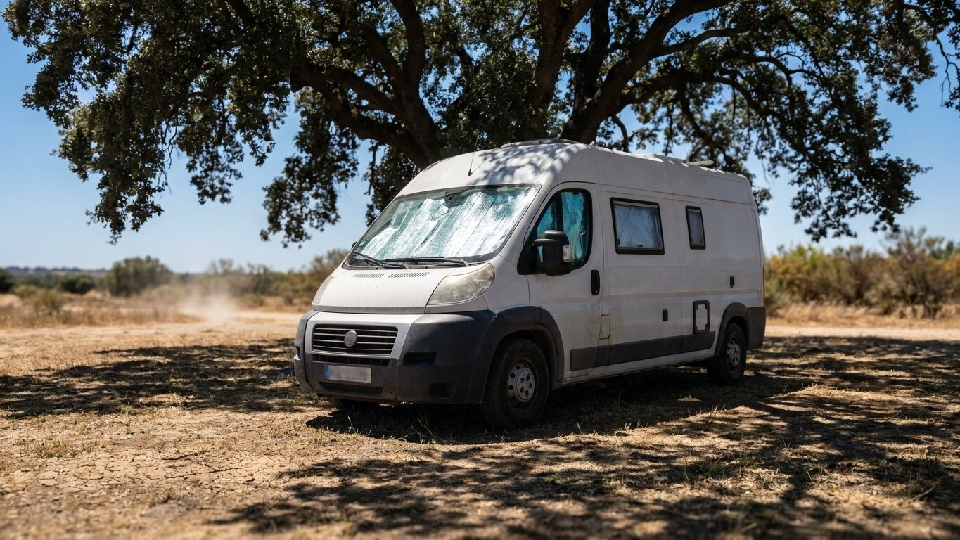 On a dormi dans notre van par 38°C dehors et il faisait 22°C à l'intérieur : ni clim, ni branchement, juste trois réflexes...