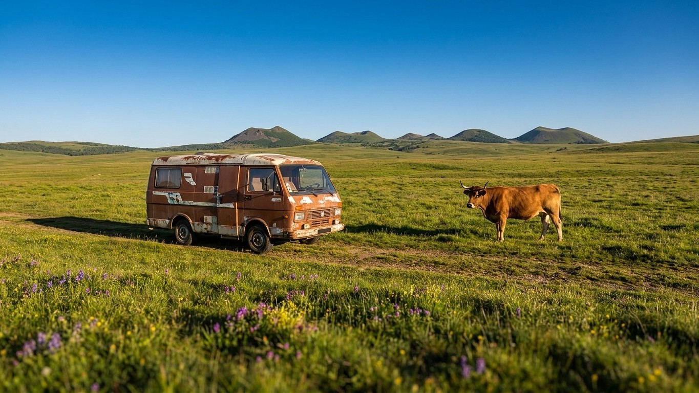J'ai posé mon van sur l'Aubrac en juillet et je ne redescendrai plus jamais sur la côte méditerranéenne
