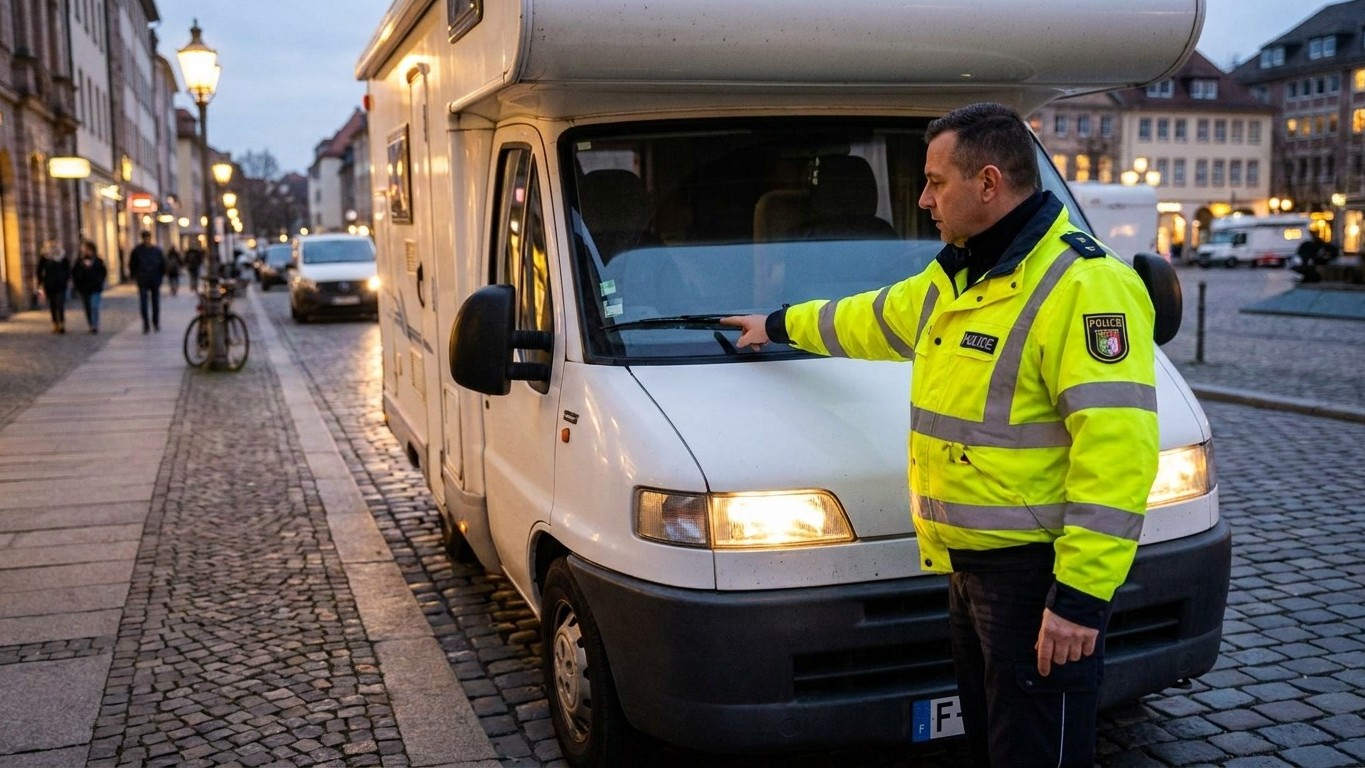 J'ai pris la route de Munich avec mon van français sans autocollant sur le pare-brise : dès l'entrée du centre-ville, on m...