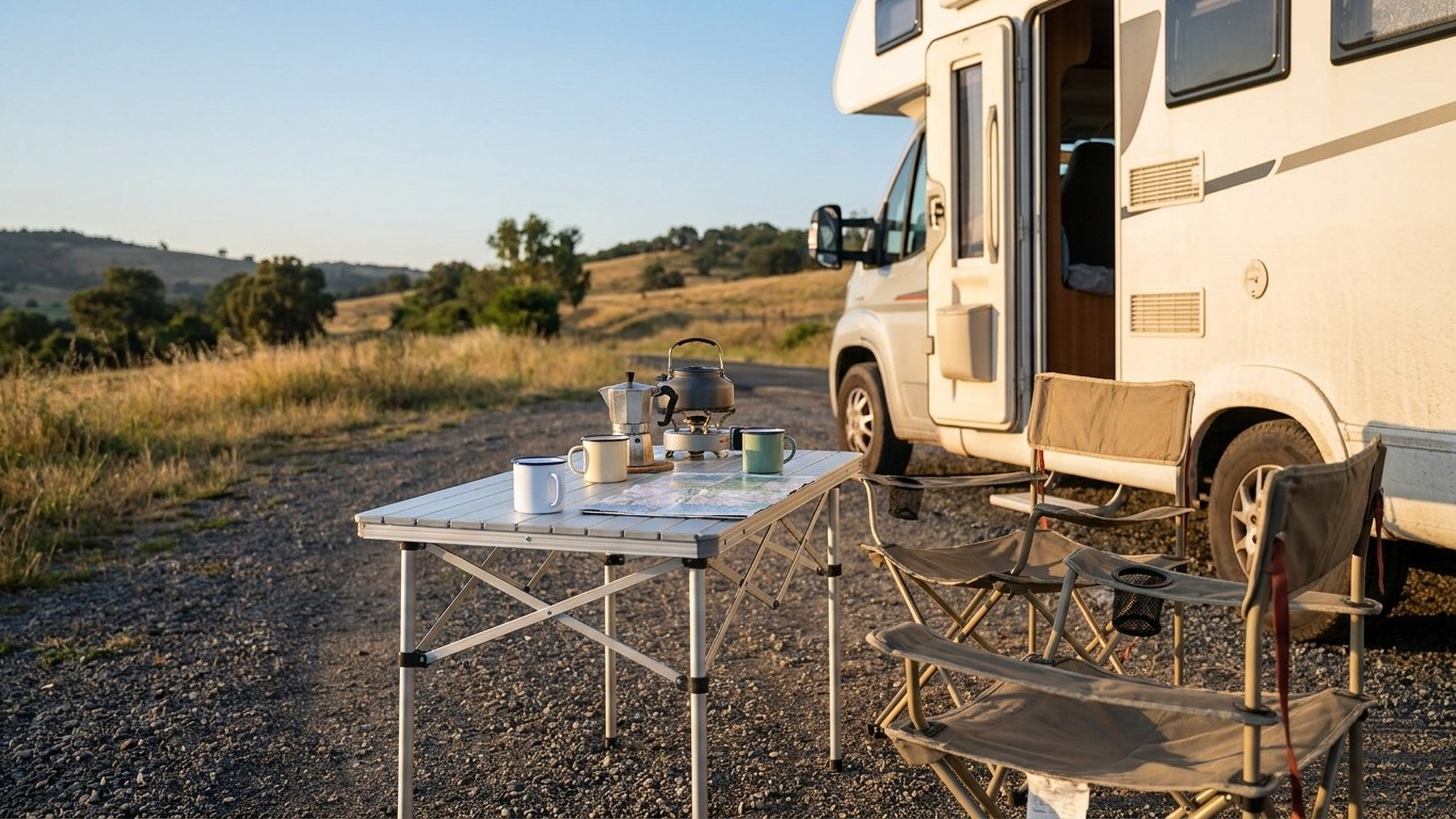J'ai sorti ma table à côté de mon camping-car garé légalement : au retour de ma balade, j'ai compris que je ne stationnais...