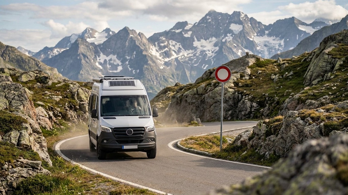 Montagne en été : ces routes qu'il vaut mieux éviter avant de partir en van