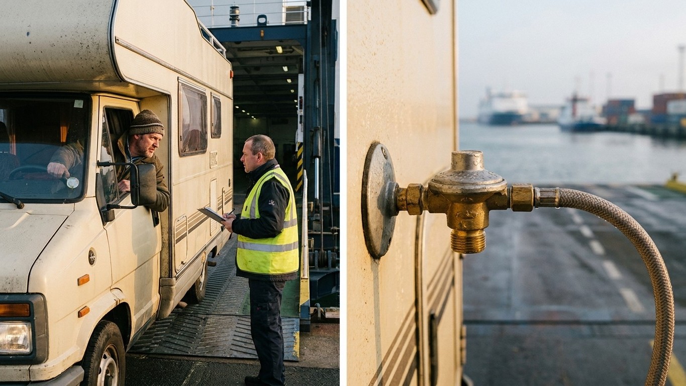 J'ai embarqué mon van à Roscoff pour Plymouth avec la bouteille de gaz encore ouverte : ce qu'on m'a demandé de faire deva...