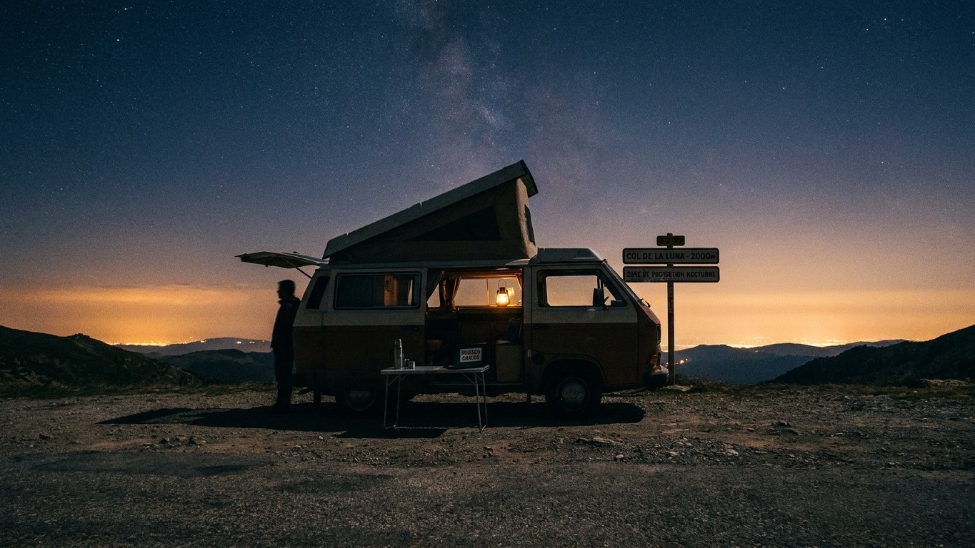 J'ai monté le fourgon vers le Pic du Midi un soir d'août juste pour voir la Voie lactée : à l'extinction des lampadaires, ...