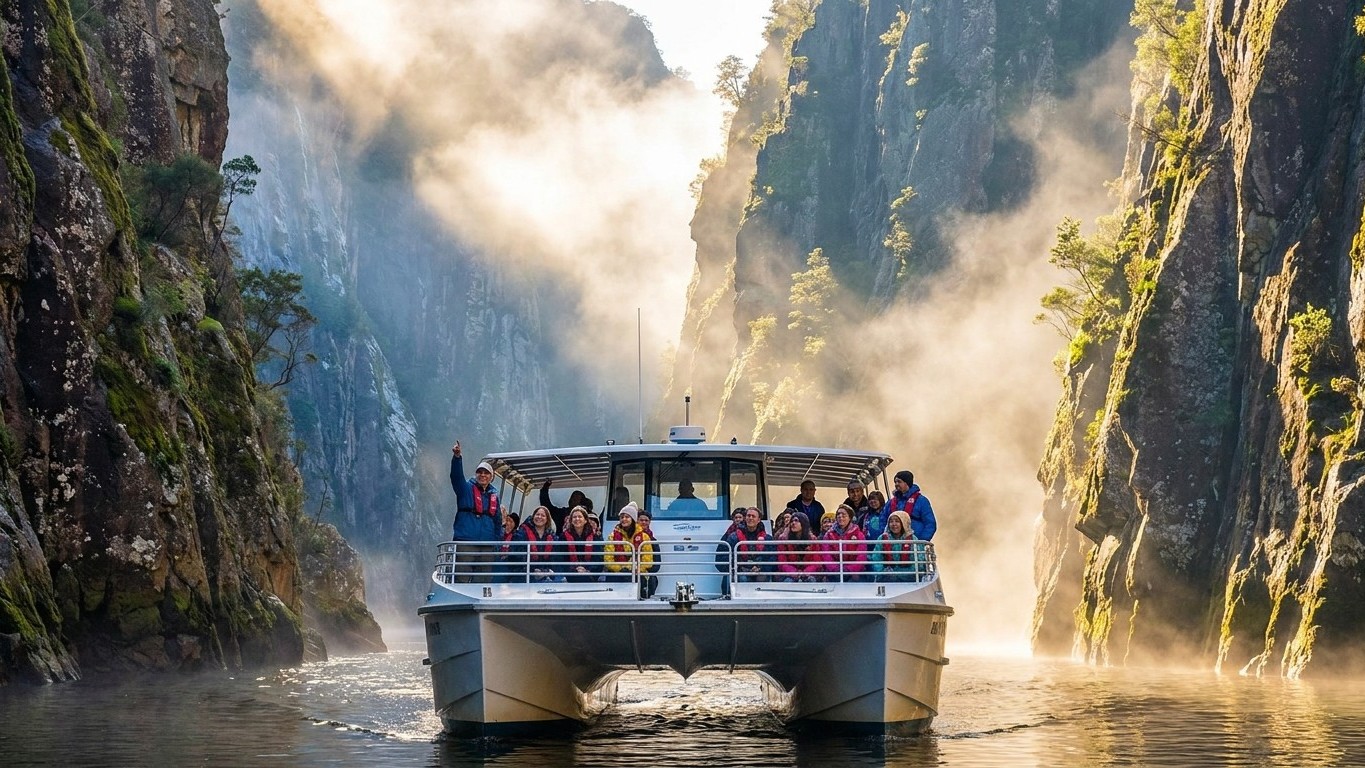 J'ai voulu embarquer sur le catamaran des canyons du Sil le matin même : à l'office de tourisme, on m'a annoncé qu'il ne r...