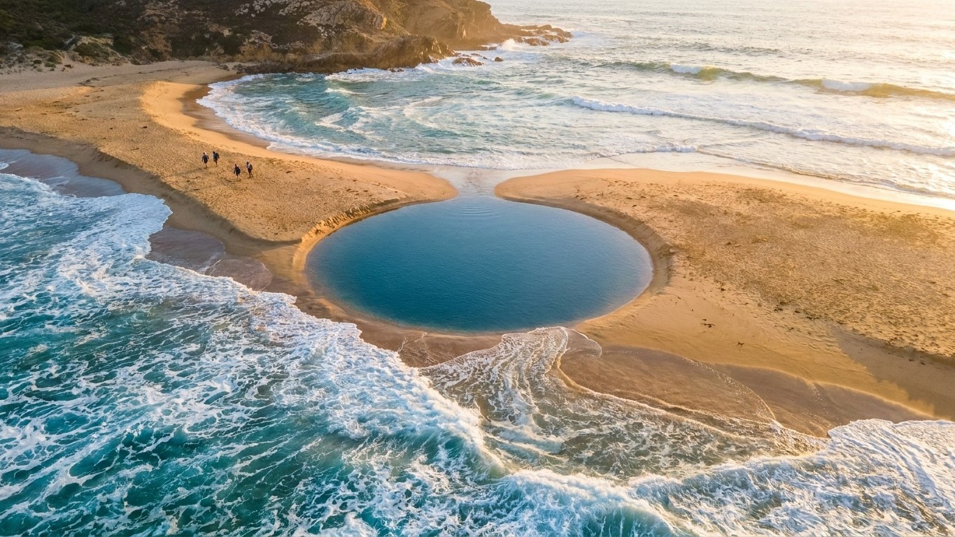 On s'obstine tous à entrer là où l'eau est la plus calme entre Biscarrosse et Mimizan, alors que ce creux entre deux bancs...