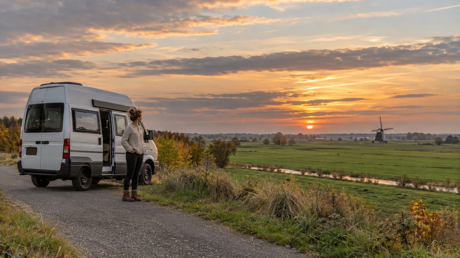 Dormir en van aux Pays-Bas : amende, communes strictes et camperplaatsen où passer la nuit en règle