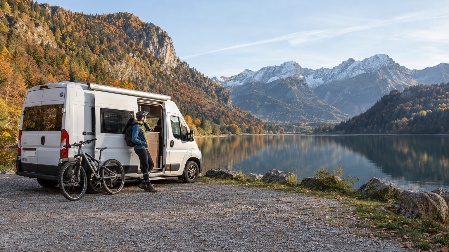 Où se garer en van au lac d'Annecy : parkings autorisés, portiques à éviter et rives moins fréquentées