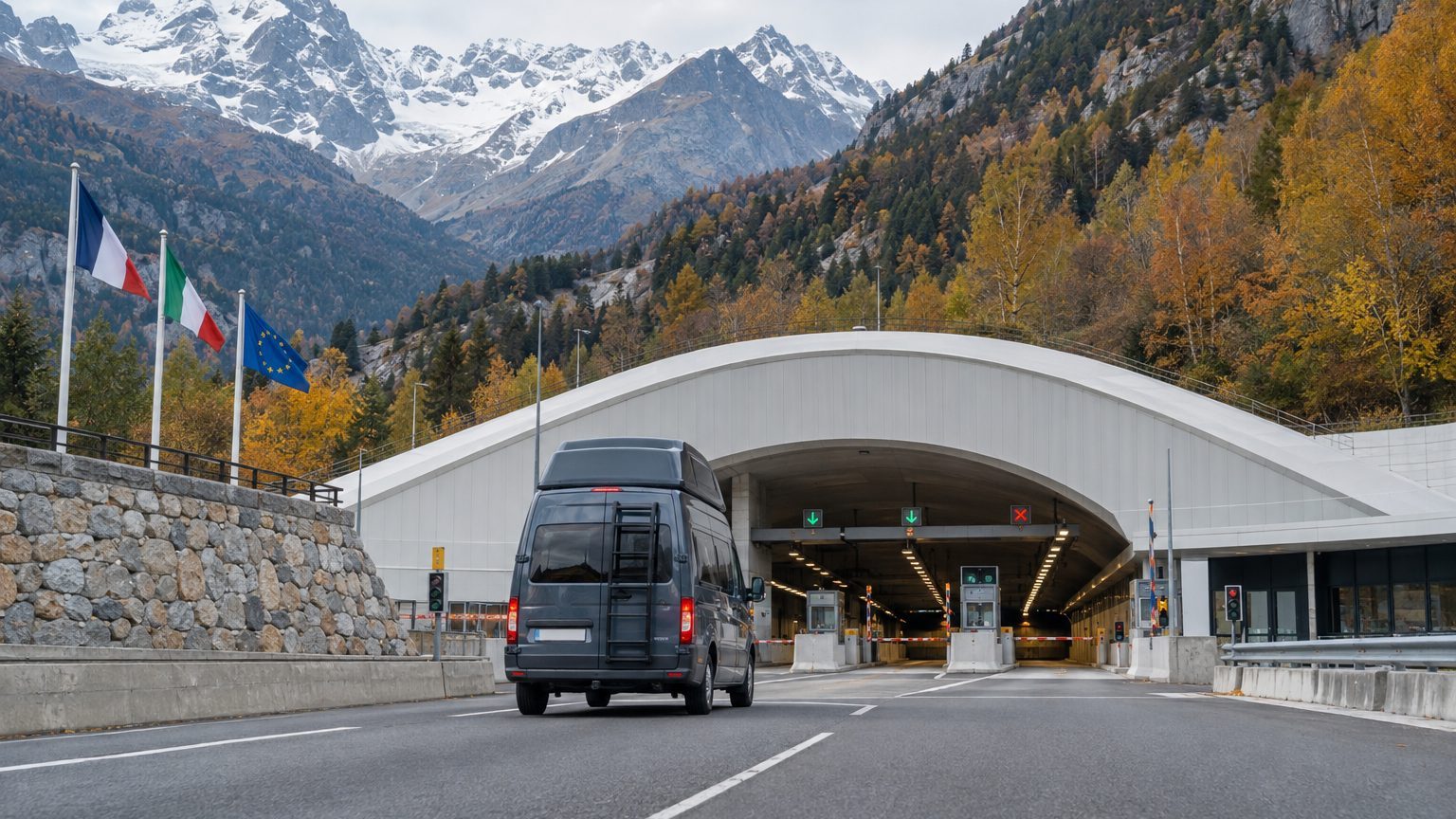 Tunnel du Mont-Blanc en van aménagé : quelle classe, quel tarif et comment payer moins cher