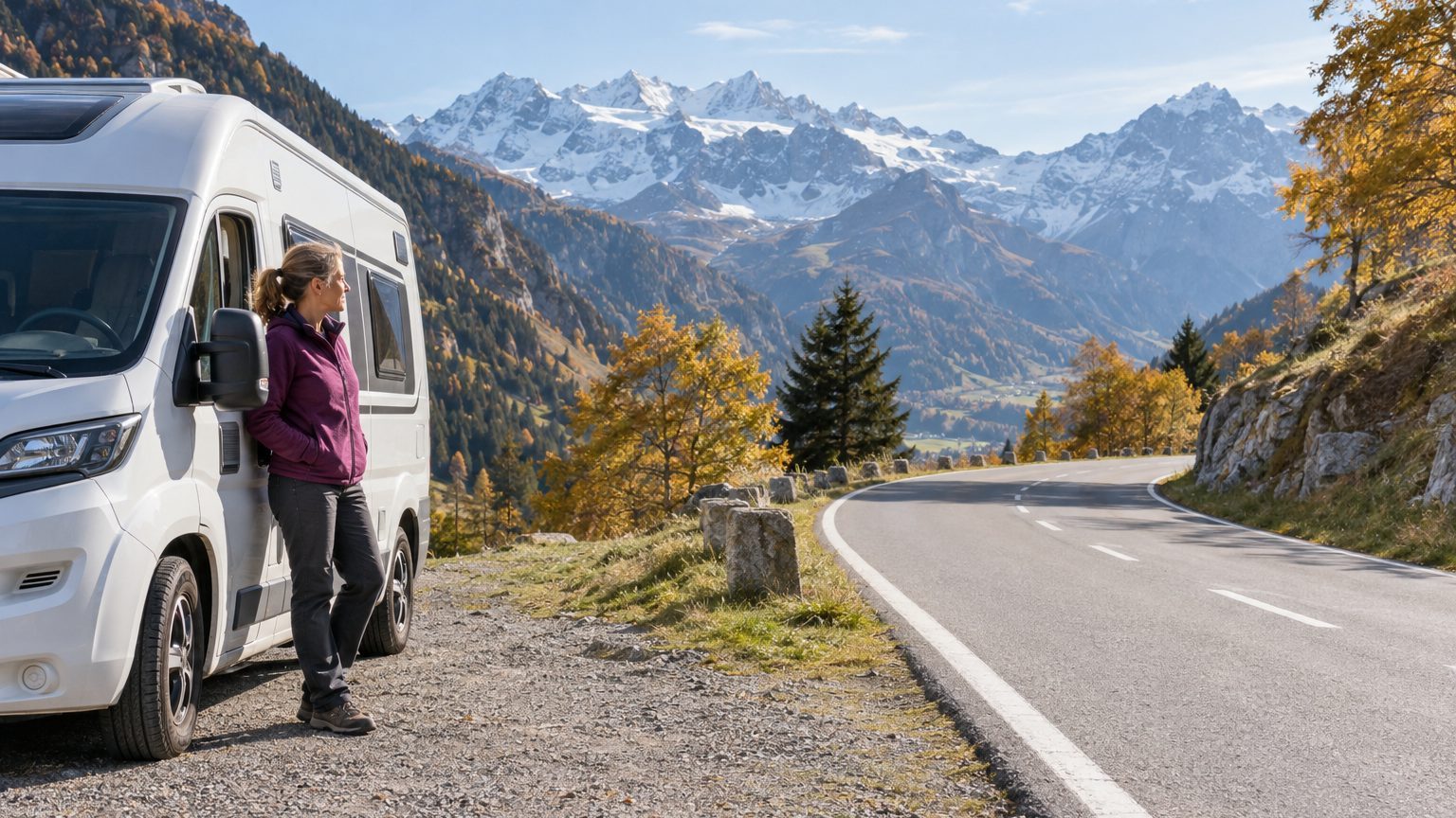 Vignette autoroute Suisse en van aménagé : prix, e-vignette et cas des véhicules de plus de 3,5 tonnes